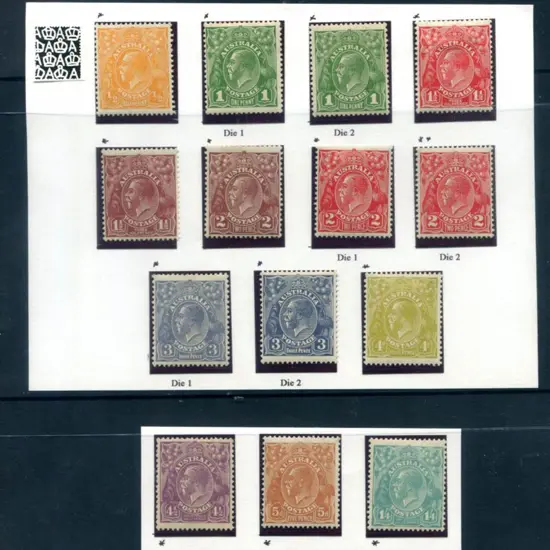 1926-30 Small Multiple Watermark Perf 13½x12½ ½d ...