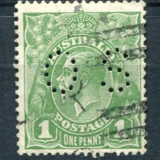 1926-30 Small Multiple Watermark Perf 13½x12½ 1d ...