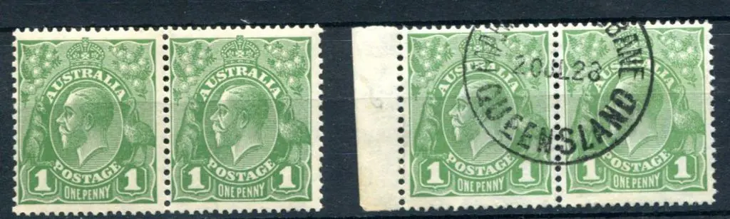 1926-30 Small Multiple Watermark Perf 13½x12½ 1d ... Image 1++