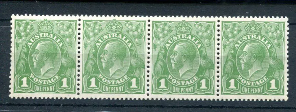1926-30 Small Multiple Watermark Perf 13½x12½ 1d ... Image 1++