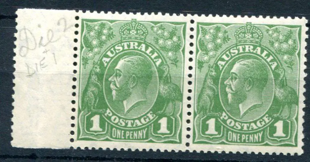 1926-30 Small Multiple Watermark Perf 13½x12½ 1d ... Image 1++