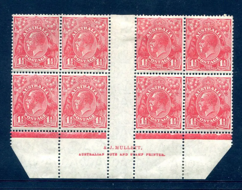 1926-30 Small Multiple Watermark Perf 13½x12½ 1½ ... Image 1++