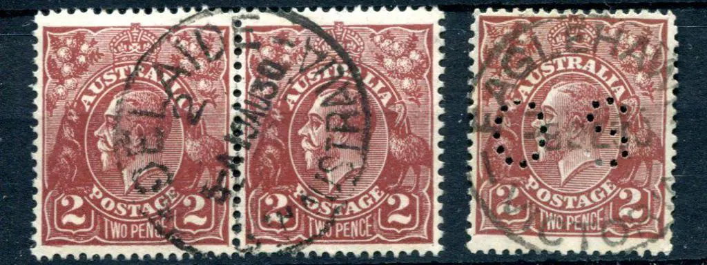 1926-30 Small Multiple Watermark Perf 13½x12½ 2d ... Image 1++