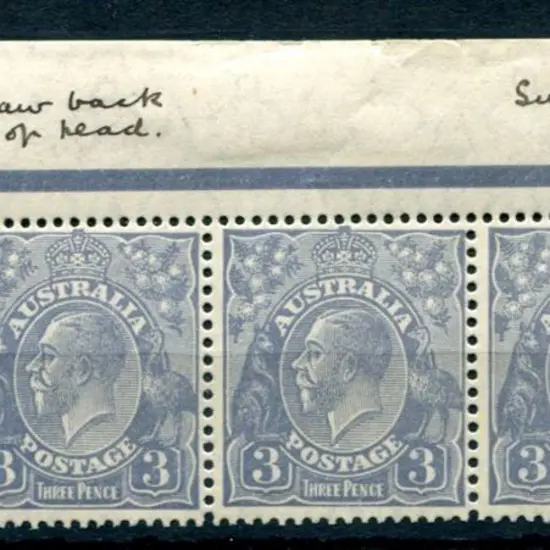 1926-30 Small Multiple Watermark Perf 13½x12½ 3d ...