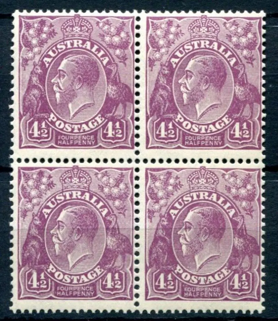 1926-30 Small Multiple Watermark Perf 13½x12½ 4½d ... Image 1++