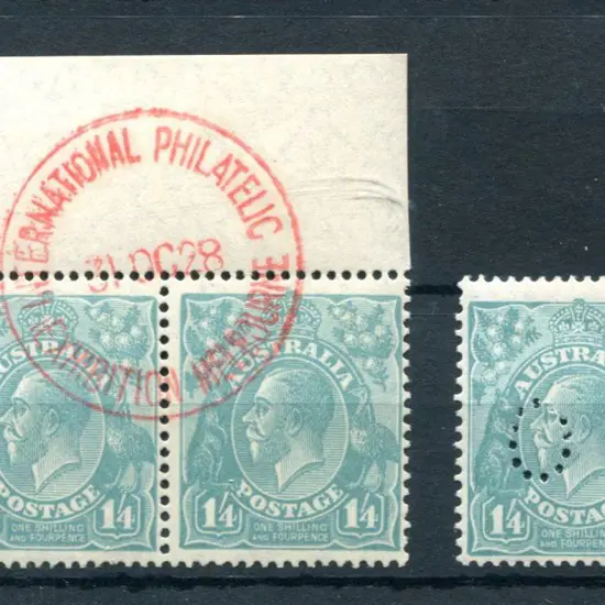 1926-30 Small Multiple Watermark Perf 13½x12½ 1/4d ...