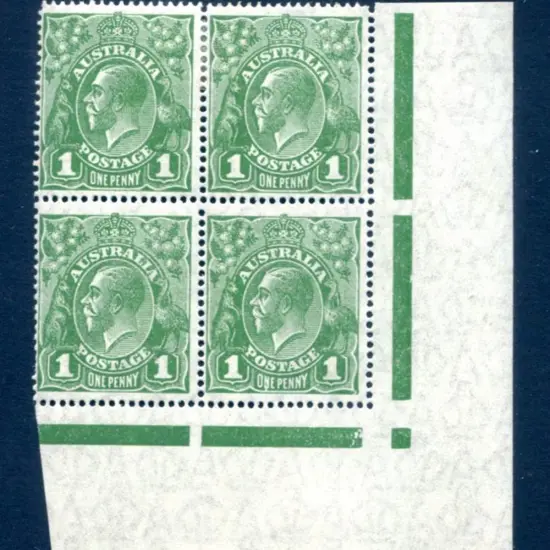 1926-30 Small Multiple Watermark Perf. 14 1d green ...