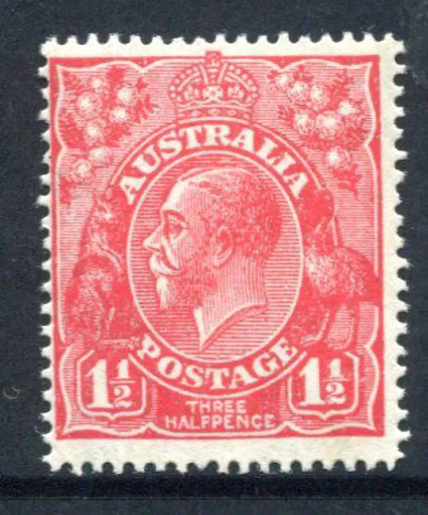 1926-30 Small Multiple Watermark Perf. 14 1½d red ... Image 1++