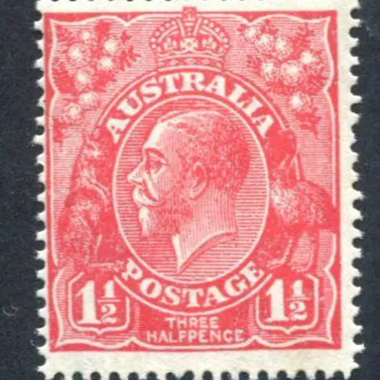 1926-30 Small Multiple Watermark Perf. 14 1½d red ...