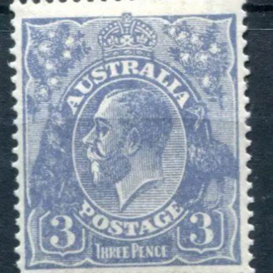 1926-30 Small Multiple Watermark Perf. 14 3d blue, ...