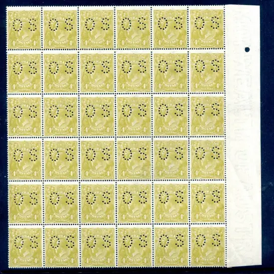 1926-30 Small Multiple Watermark Perf. 14 4d ...