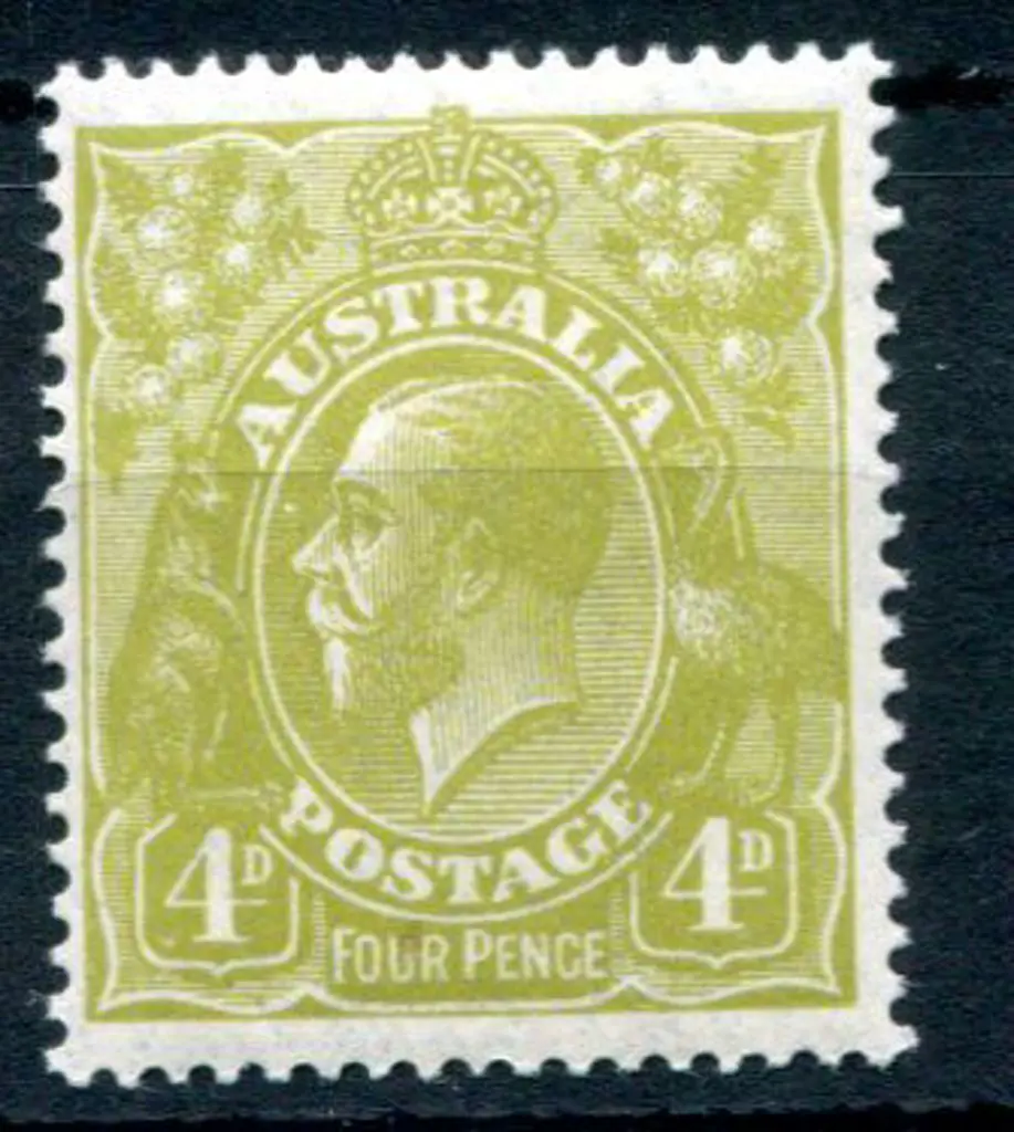 1926-30 Small Multiple Watermark Perf. 14 4d ... Image 1++