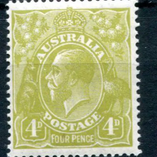 1926-30 Small Multiple Watermark Perf. 14 4d ...