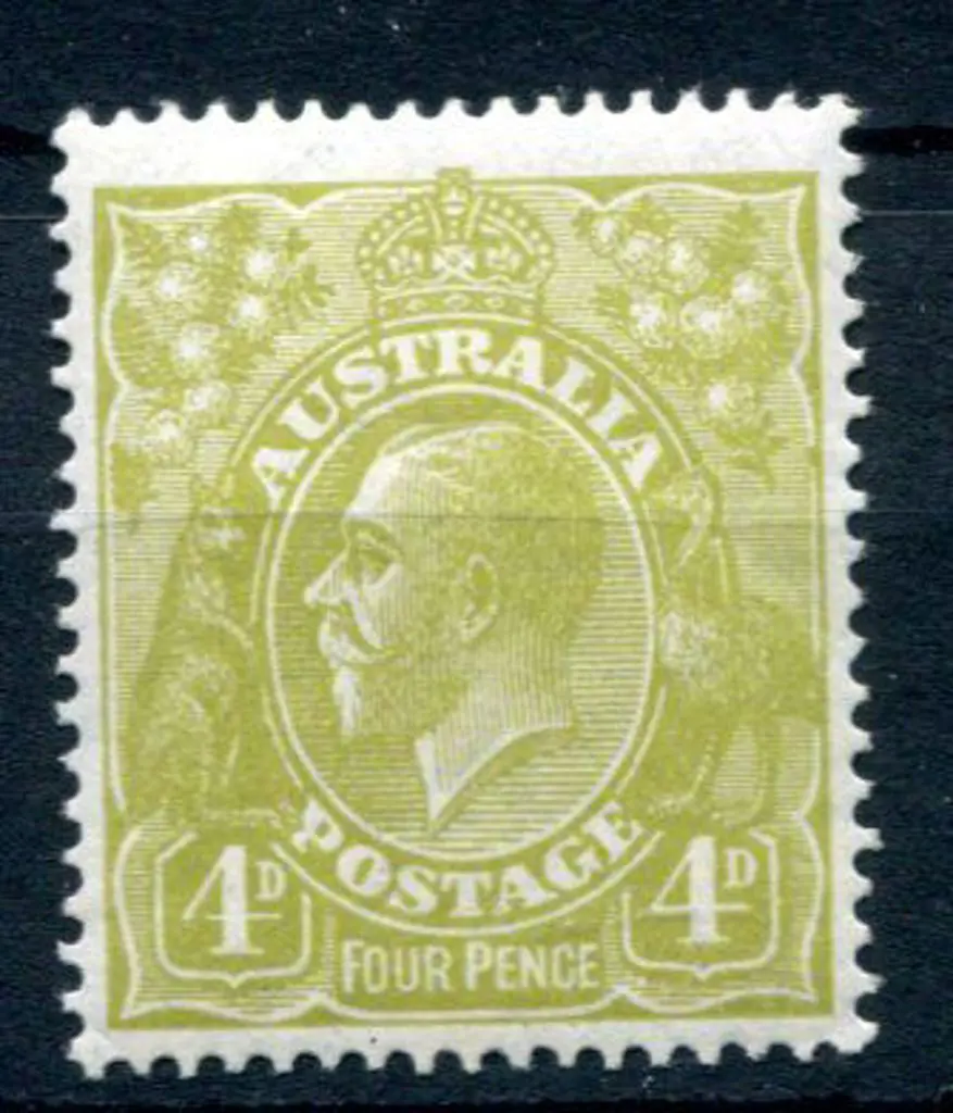 1926-30 Small Multiple Watermark Perf. 14 4d ... Image 1++