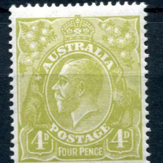 1926-30 Small Multiple Watermark Perf. 14 4d ...