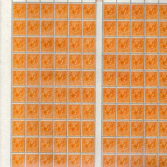 1931-36 CofA Wmk ½d orange, electro 9 complete ...