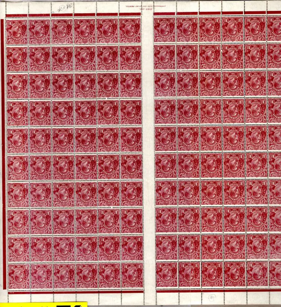 1931-36 CofA Wmk 1½d red-brown complete intact ... Image 1++