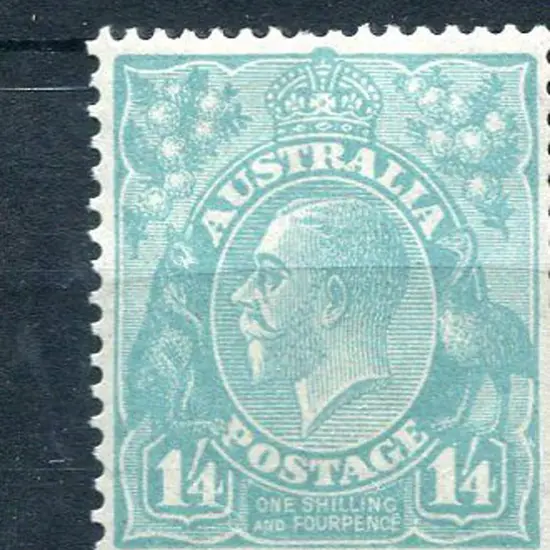 1931-36 CofA Wmk 1/4d greenish-blue. Fresh MUH, a ...