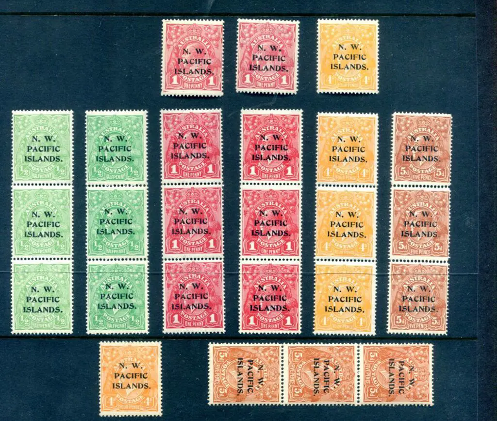 KGV NWPI 1916/16 NWPI "a, b, c" settings on KGV ½d ... Image 1++