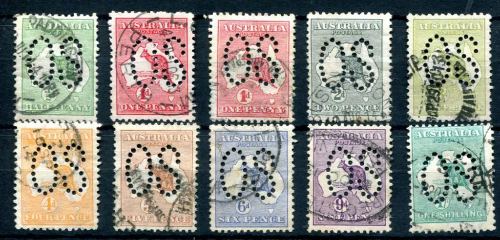 1913 ½d, 1d Die I & II, 2d, 3d Die I, 4d, 5d, 6d, ... Image 1++