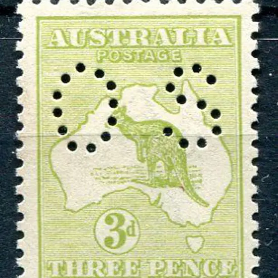 1915/28 3d pale olive-green, 3rd wmk, Die I ...