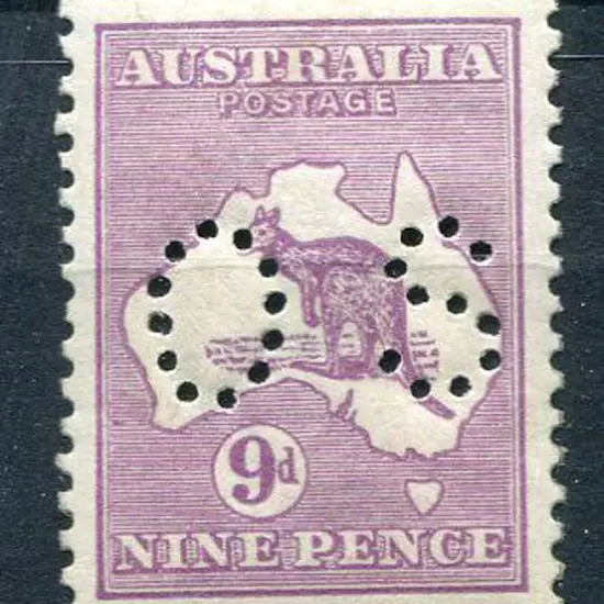 1915/28 9d pale violet, 3rd wmk, Die II perfined ...