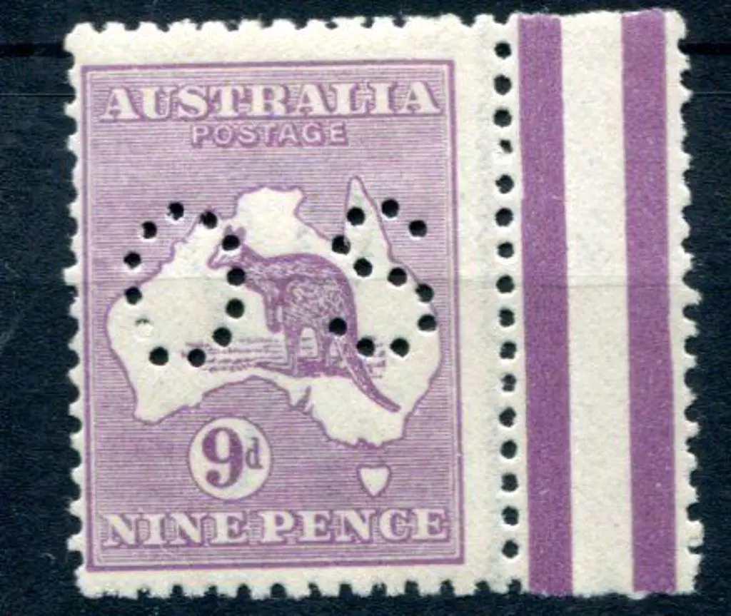 1915/28 9d pale violet Die IIB, 3rd wmk, perfined ... Image 1++
