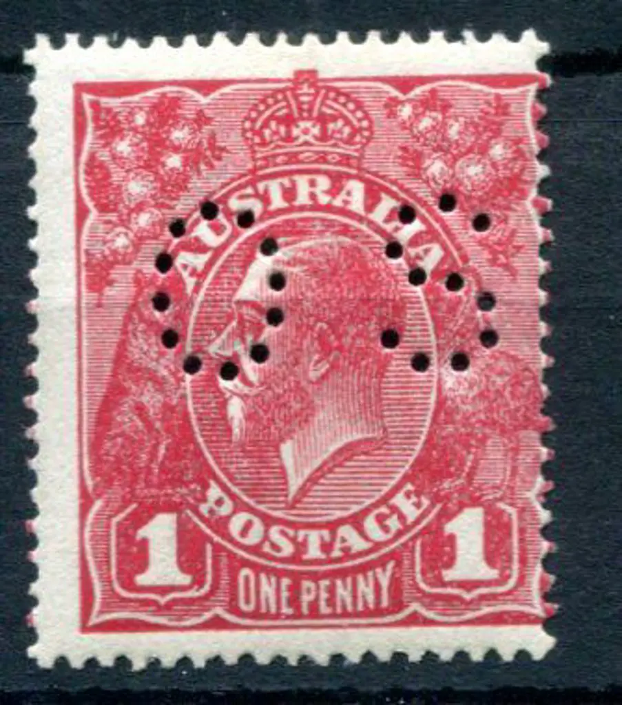 1914/20 1d carmine-rose Die II, single wmk ... Image 1++