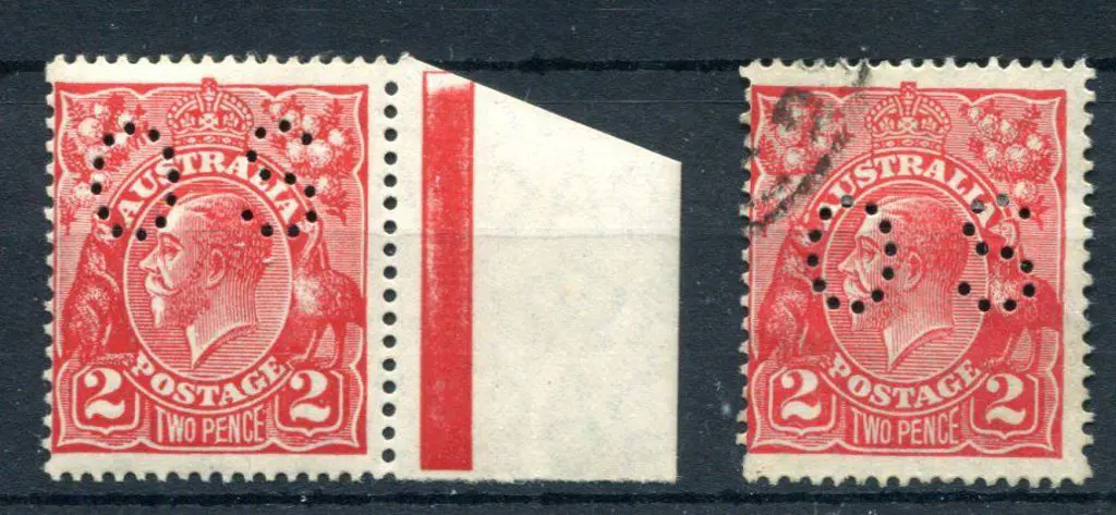 1926/30 2d golden-scarlet, SMW perf. 13½x12½ ... Image 1++