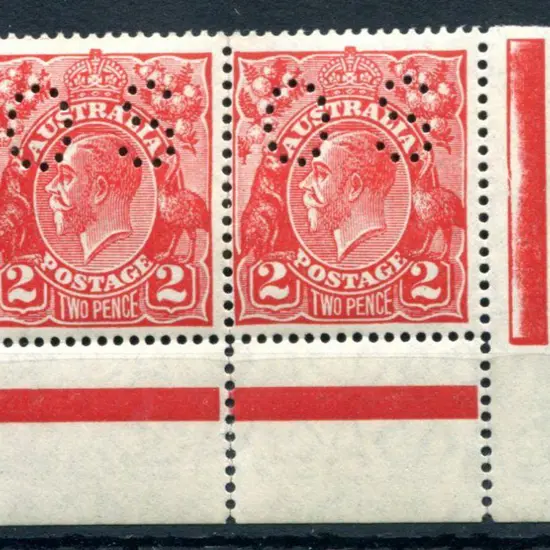 1926/30 2d deep golden-scarlet, Die II, SMW ...