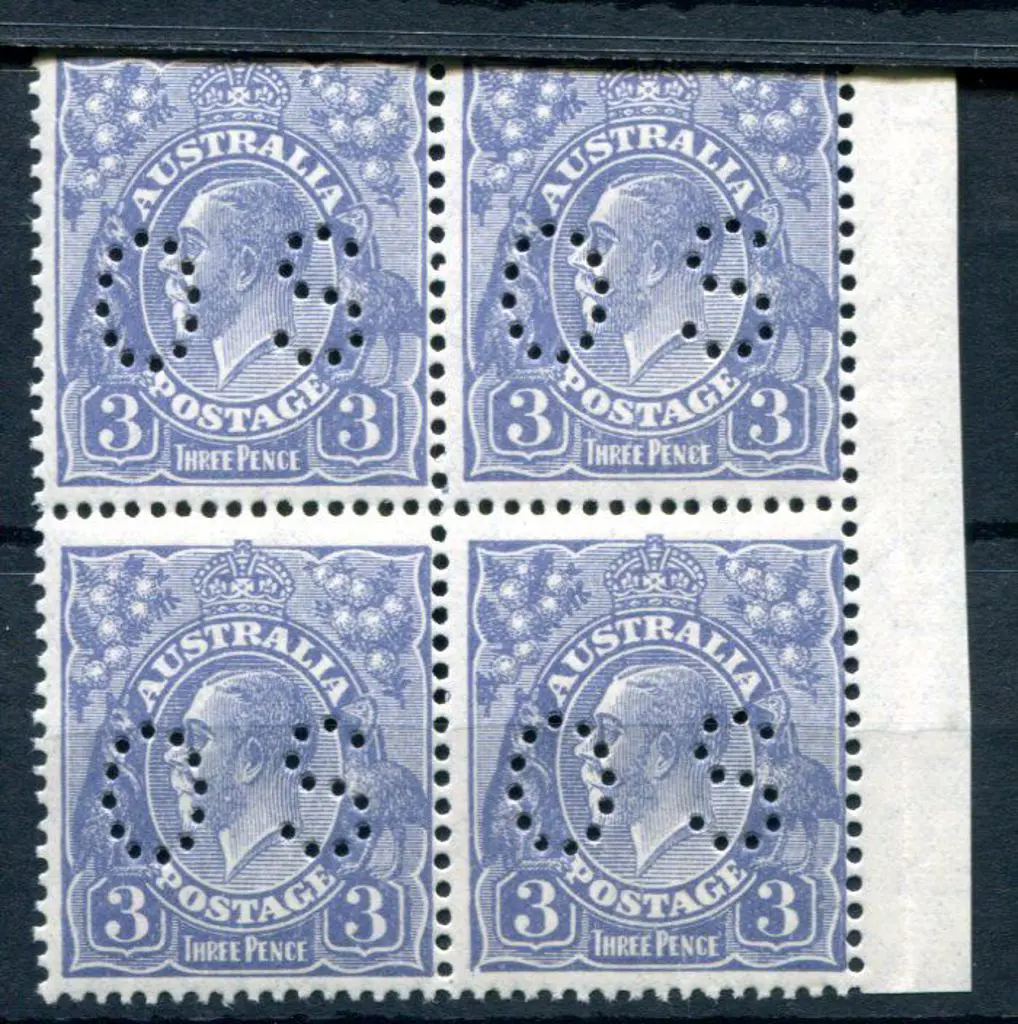 1926/30 3d dull blue, SMW perf. 13½x12½ marginal ... Image 1++