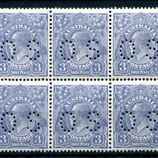 1926/30 3d pale dull blue, SMW perf. 13½x12½ block ...