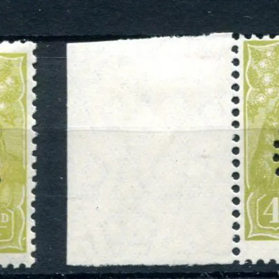 1926/30 4d olive, SMW perf. 13½x12½ plus another ...