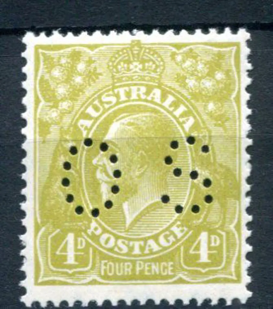 1926/30 4d greenish-olive, SMW perf 13½x12½ ... Image 1++