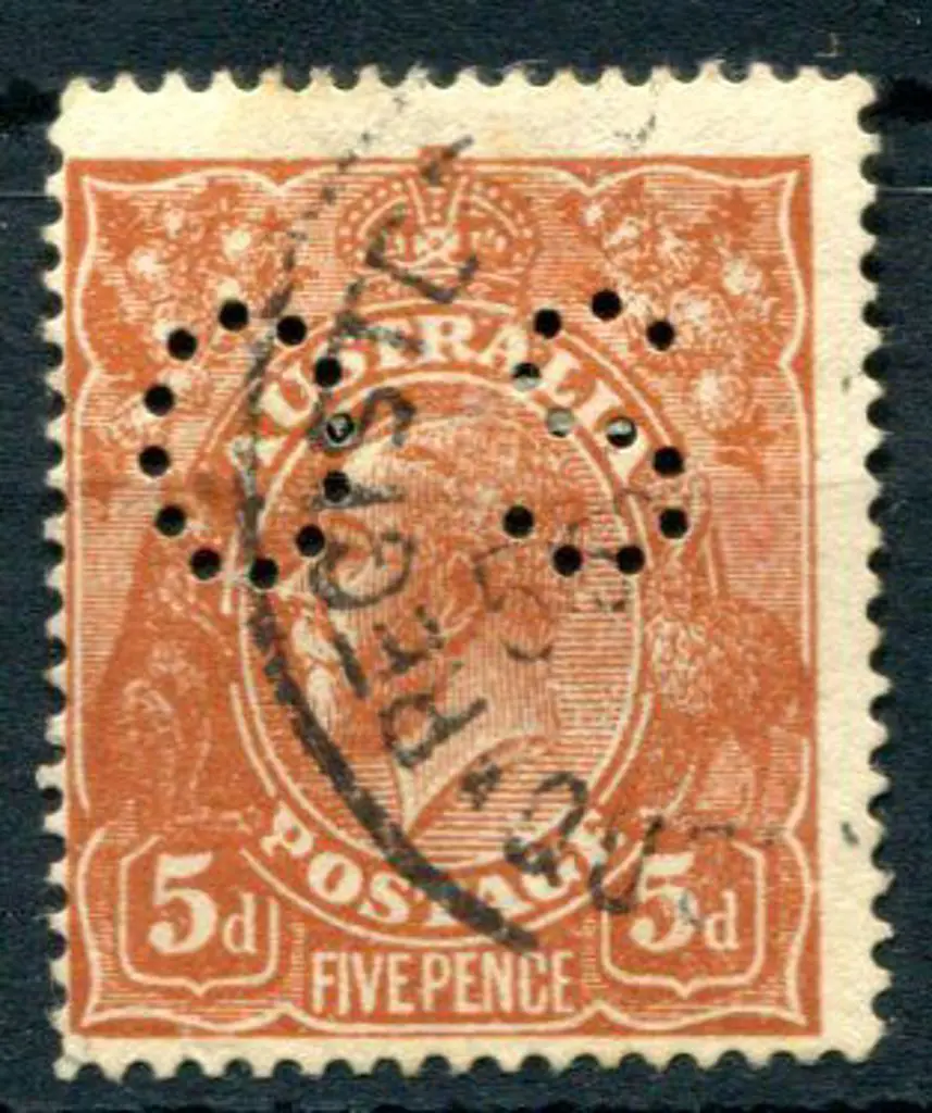 1914/20 5d bright chestnut, single wmk, single ... Image 1++