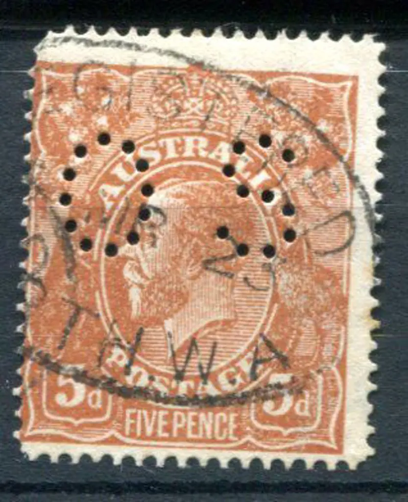 1914/20 5d bright chestnut, single wmk, single ... Image 1++