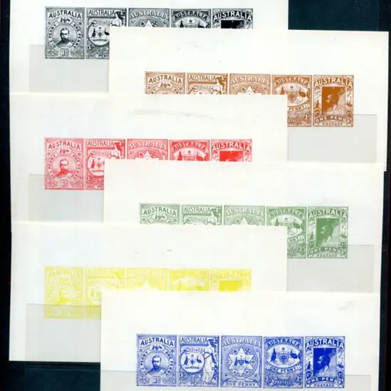 1911 stamp design competition illustrated on 1968 ...