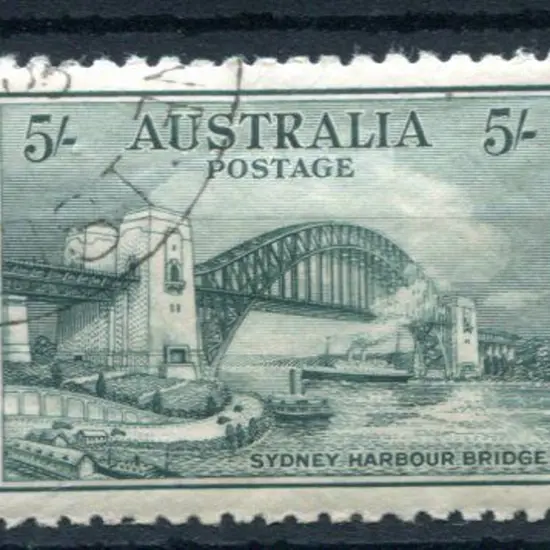 1932 5/- Sydney Harbour Bridge. CTO with fine MUH ...