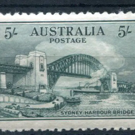 1932 5/- Sydney Harbour Bridge. Fresh MUH. SG 143, ...