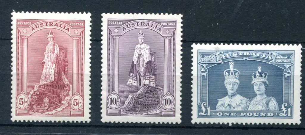 1937/48 5/- to £1 Robes on thick paper. £1 fresh ... Image 1++