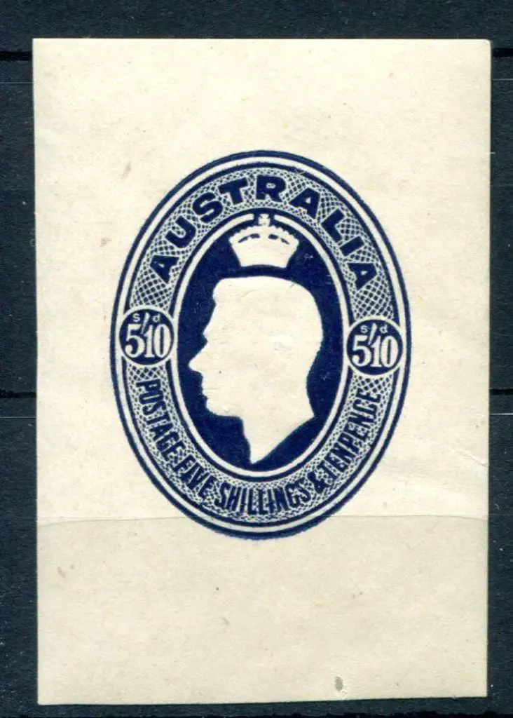 1946 5/10d Food Parcel label. Fine & fresh MUH. Image 1++