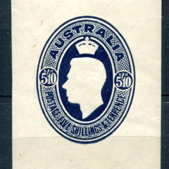 1946 5/10d Food Parcel label. Fine & fresh MUH.
