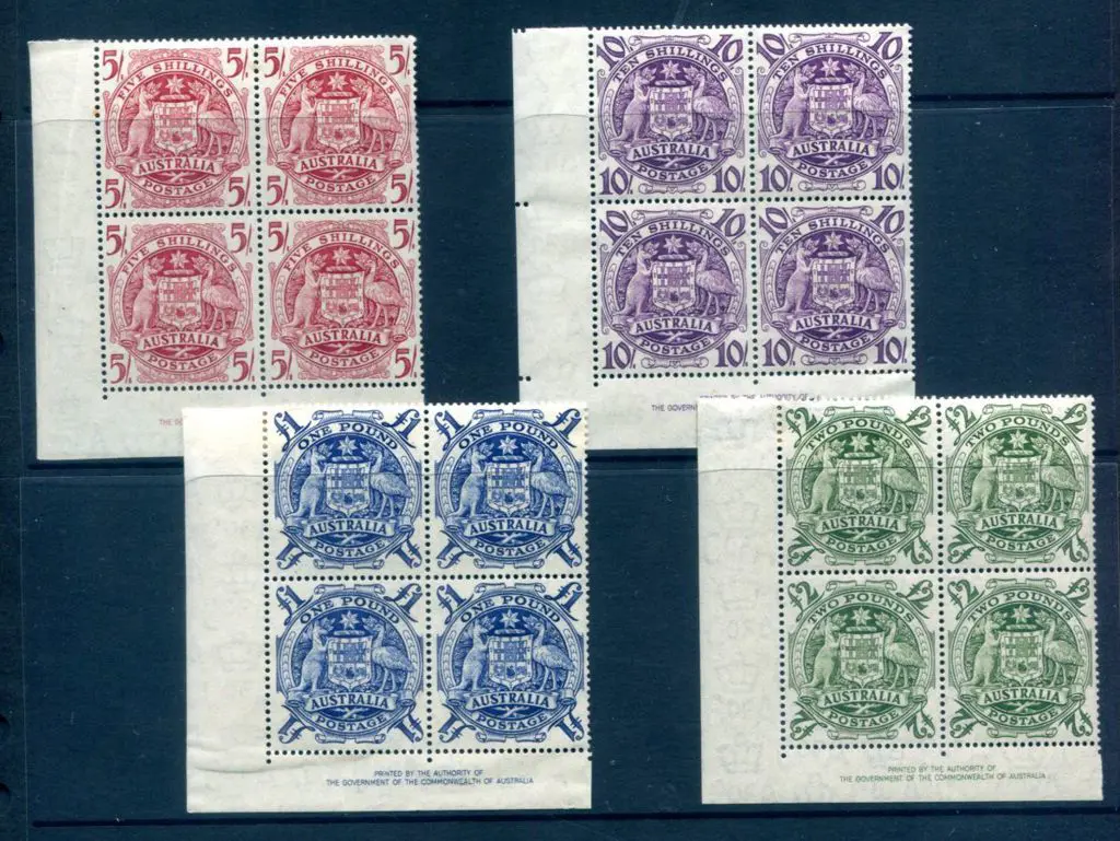 1949/50 Arms set in "By Authority…" imprint corner ... Image 1++