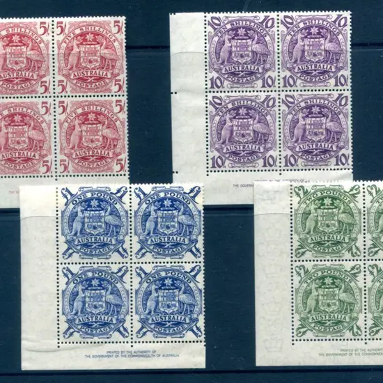 1949/50 Arms set in "By Authority…" imprint corner ...