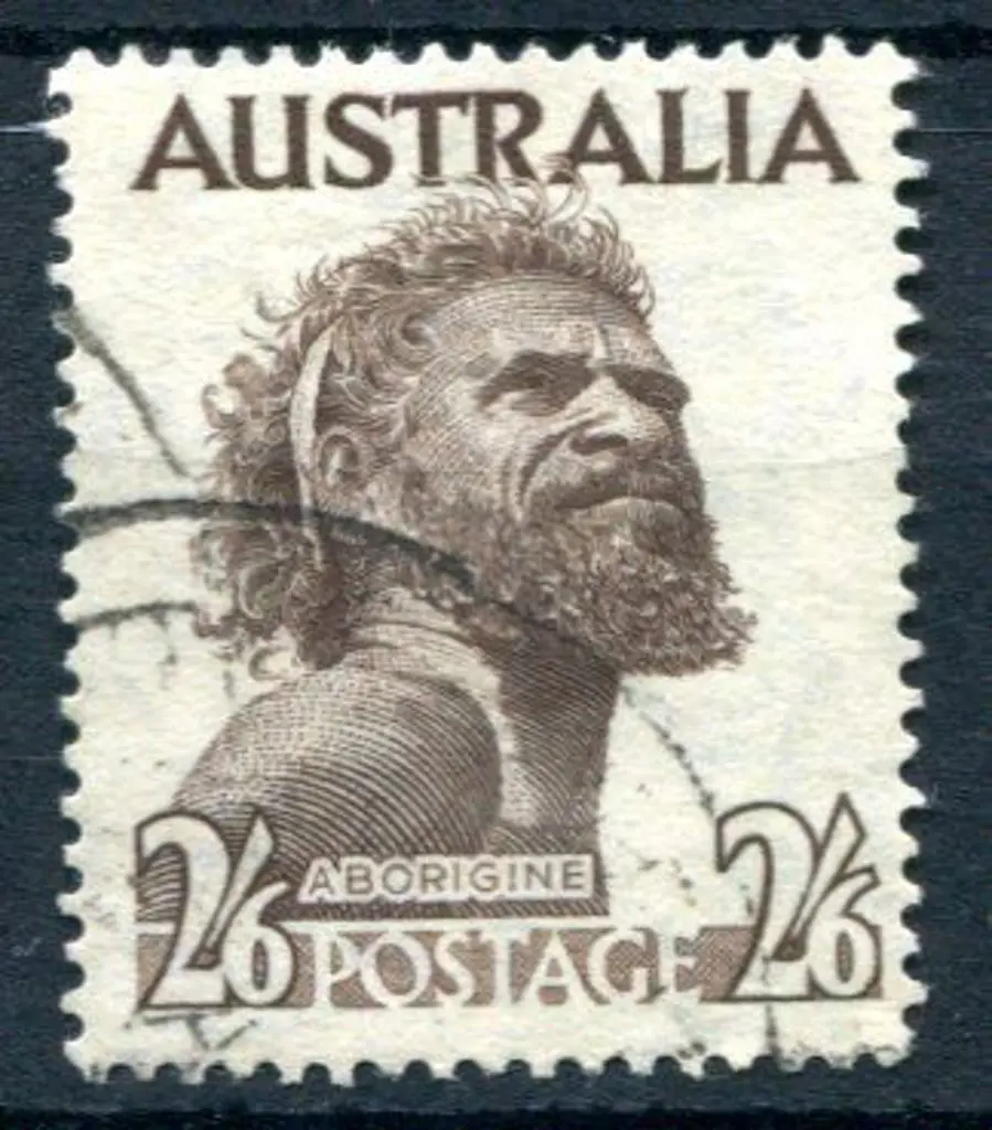 1952/65 2/6d aboriginal with wmk sideways inverted ... Image 1++