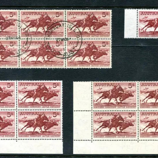 1961/64 5/- Cattle on cream & intermediate papers ...