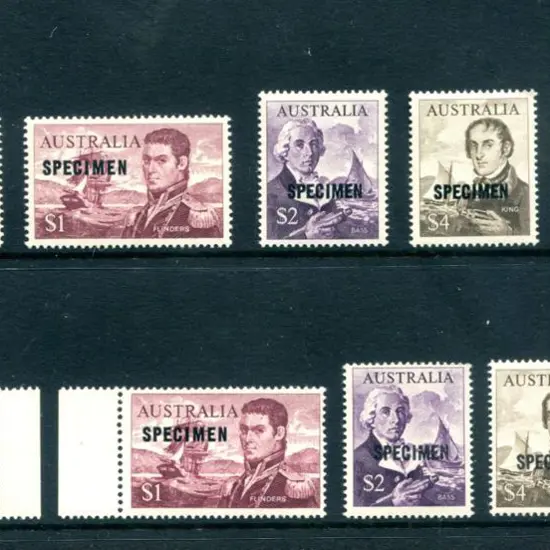 1966 Navigators ovptd "SPECIMEN" sets of 4 x 2. ...