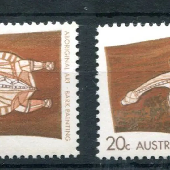 1971 20c Aboriginal Art with blue omitted ...