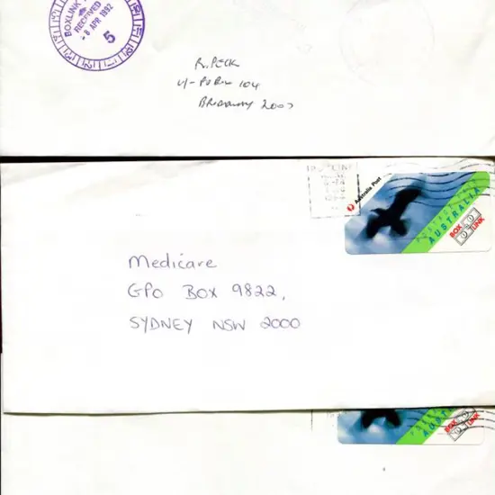 1992-1994 Box Link Postage Paid S/A labels on 10 ...
