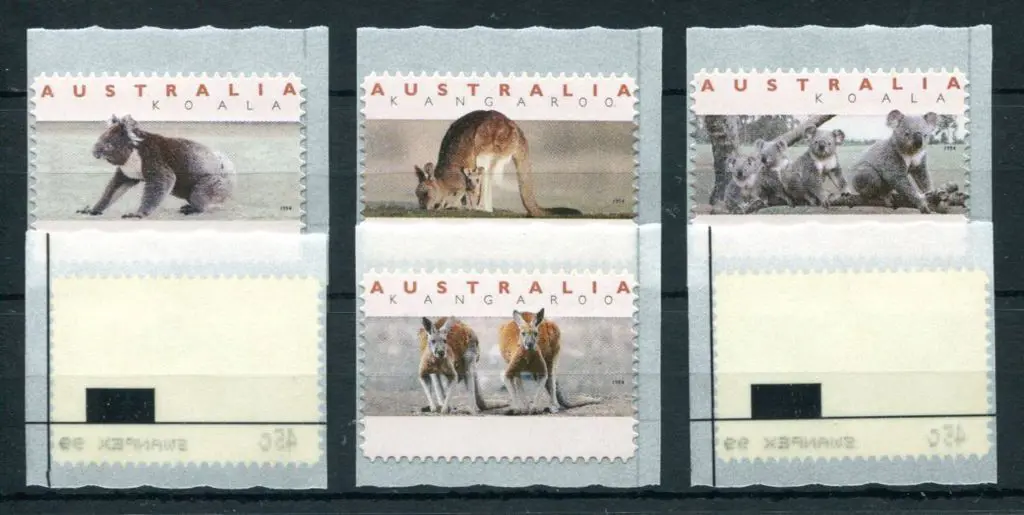 1994 "Kangaroos & Koalas" CPS set of the 6 ... Image 1++